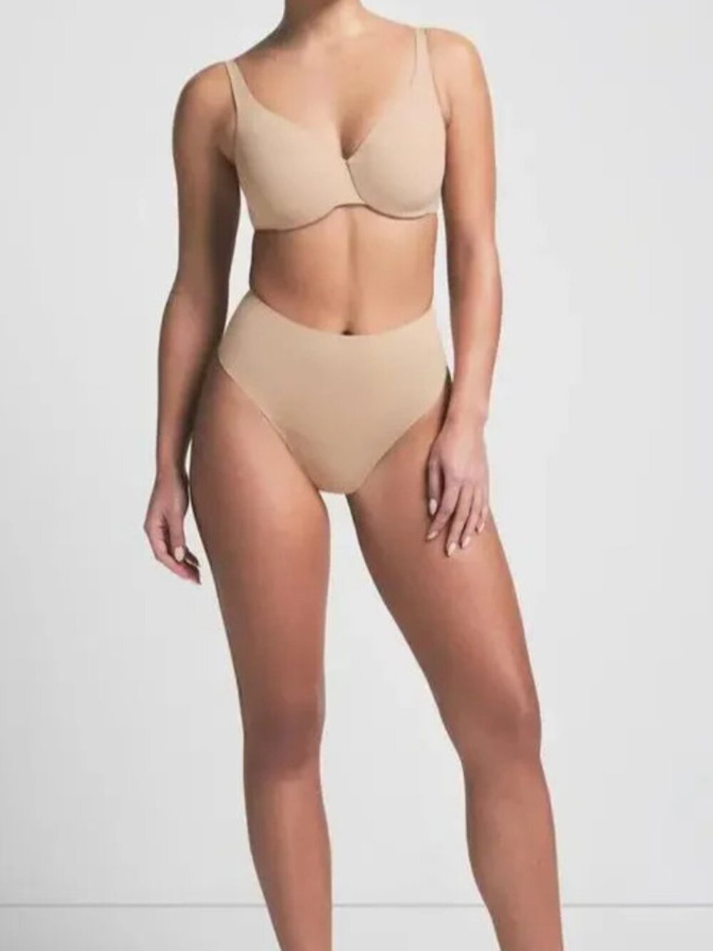 SKIMS Unlined Full Coverage Bra Clay 34D NWT